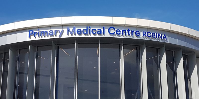 primary building signage