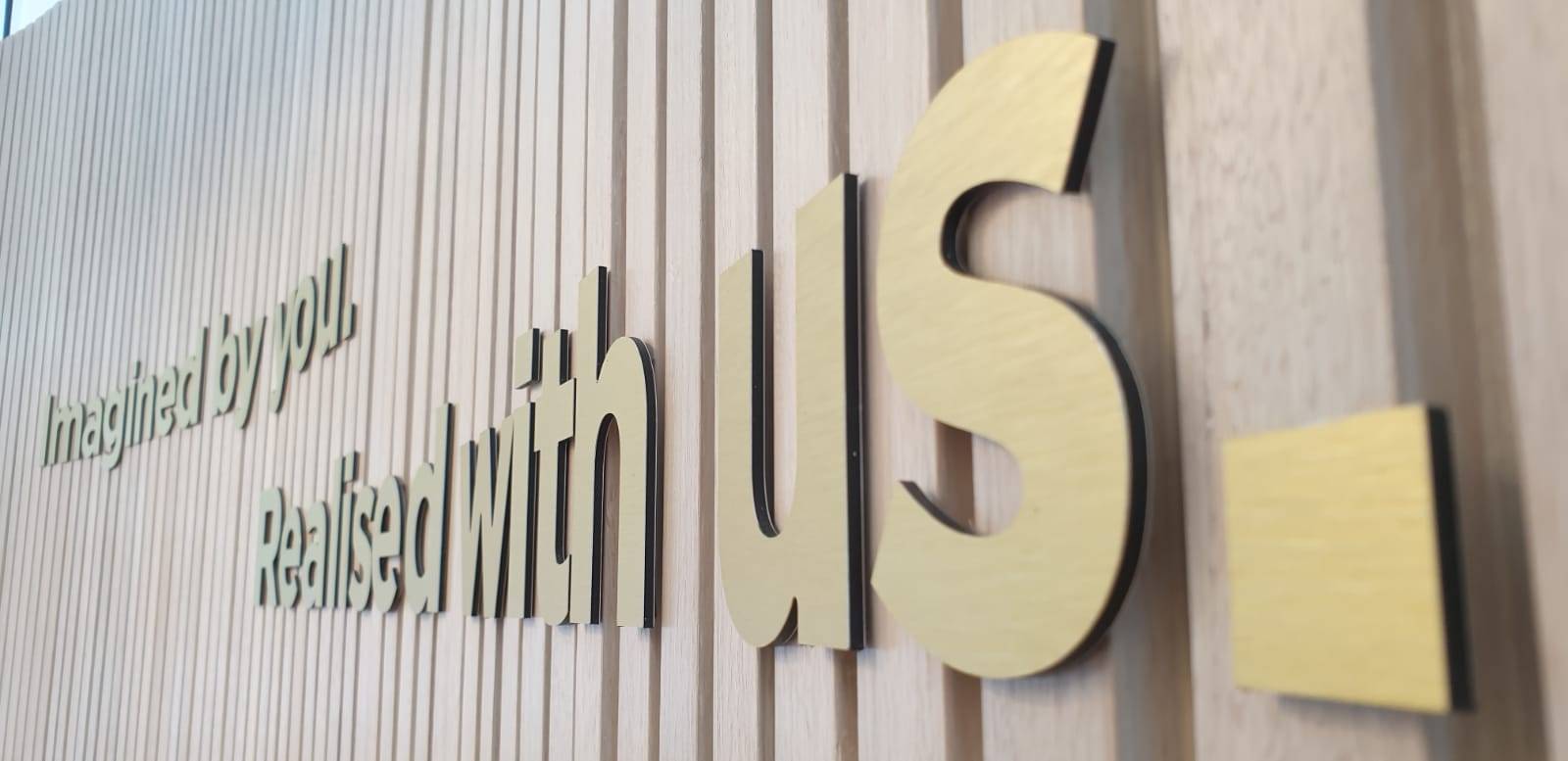 Reece ACM Pinned Lettering