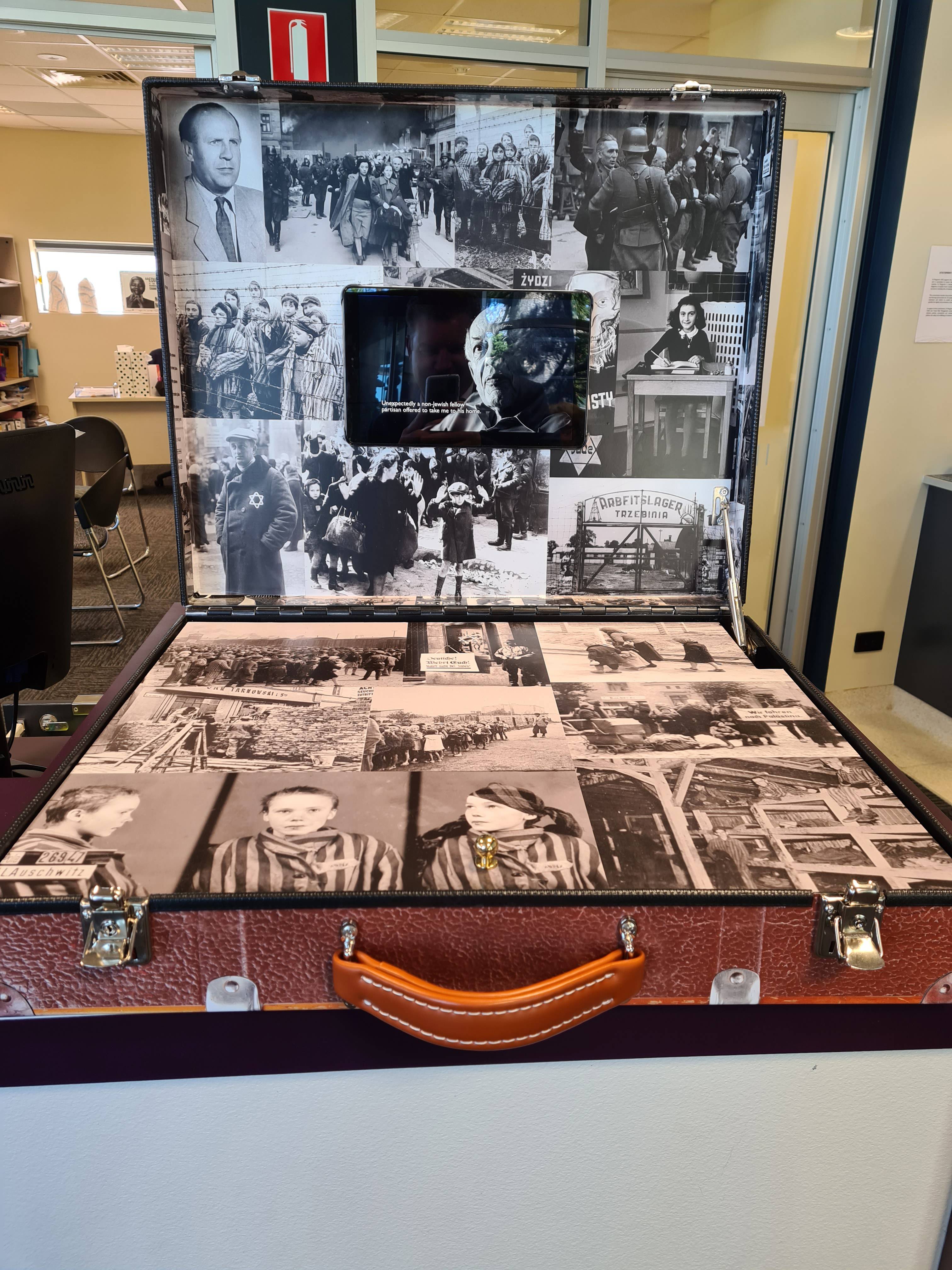 Jewish Board Suitcase Signs