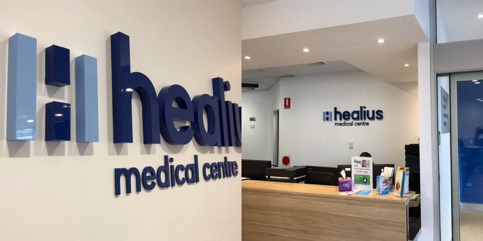 3d Lettering Reception Signage