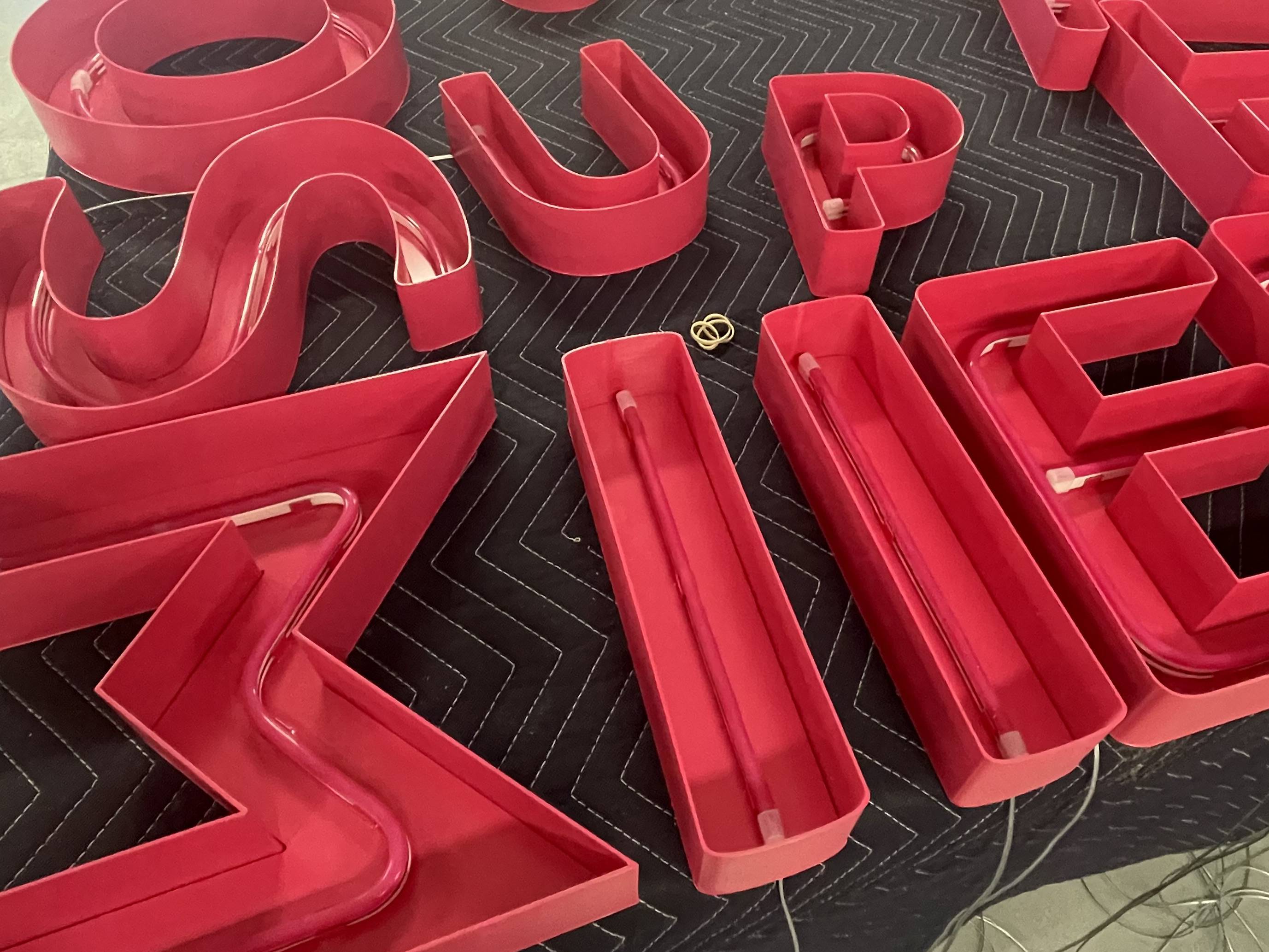 Cosmetics Plus 3D Printed Neon Signs