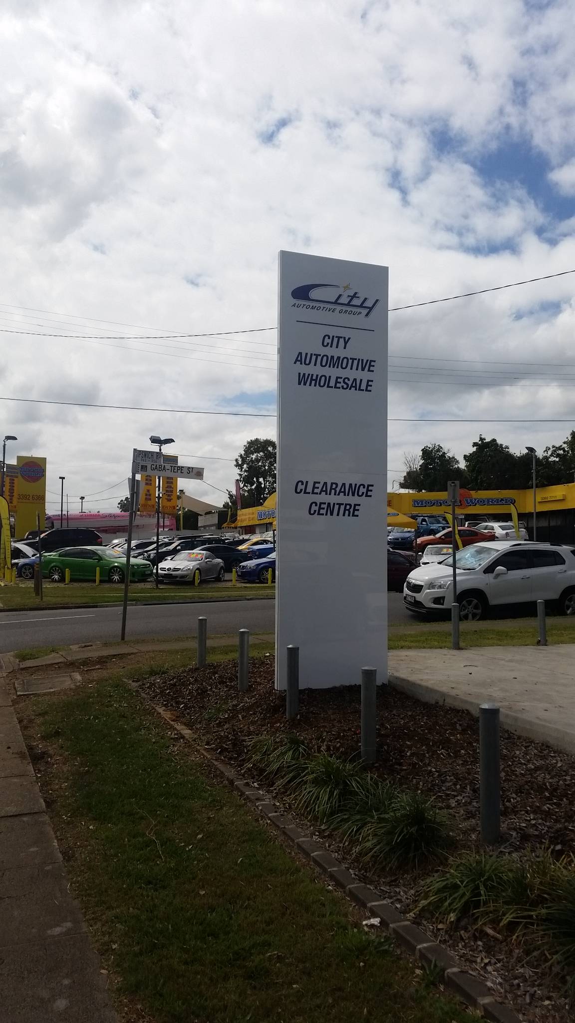 City Blade Sign Pylon