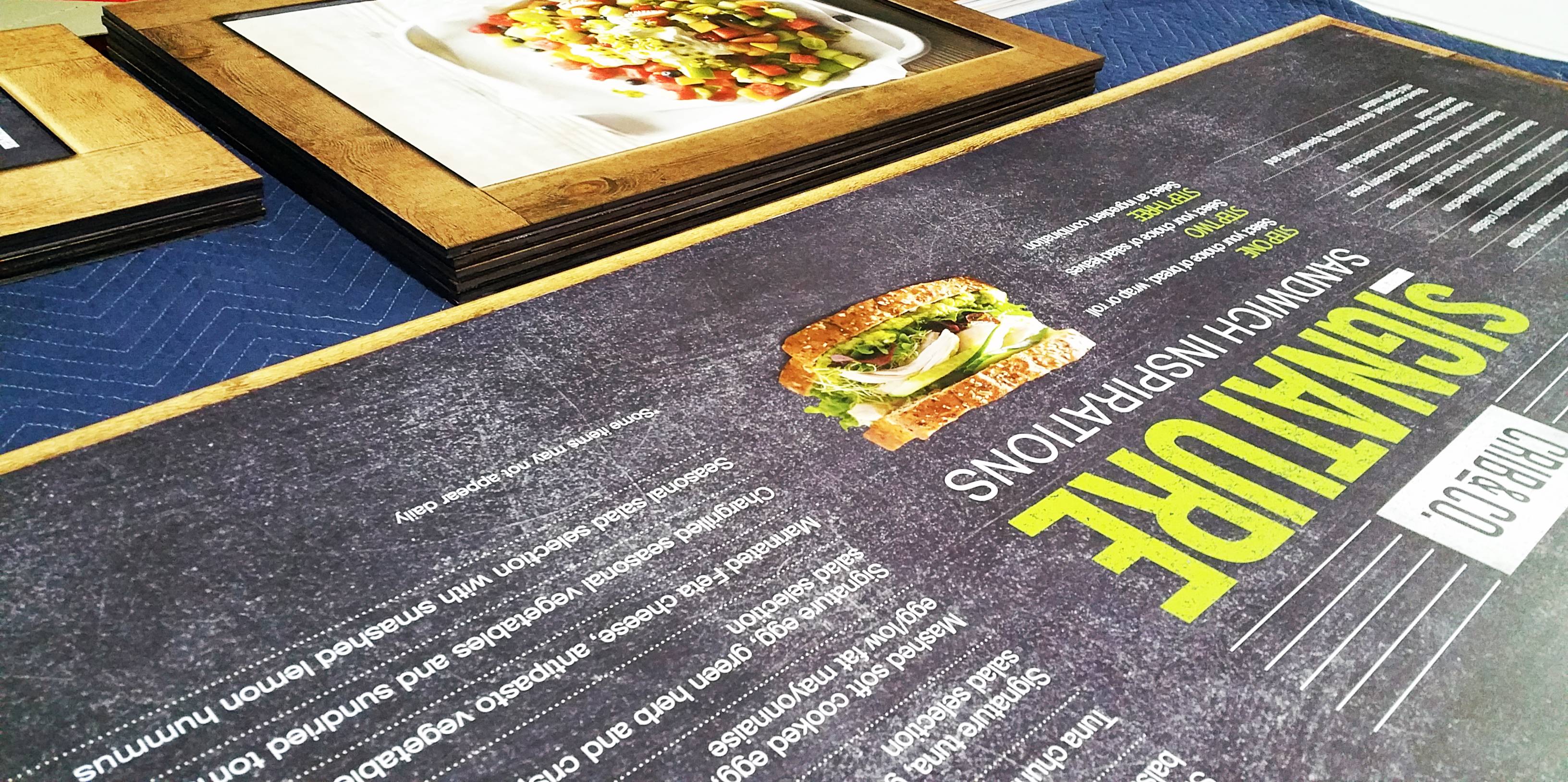 Crib & Co Menu Boards