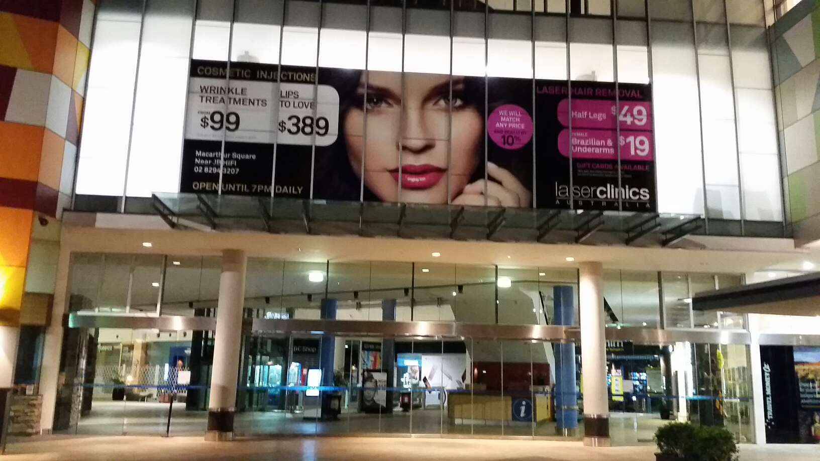 Laser Clinics Window Graphics