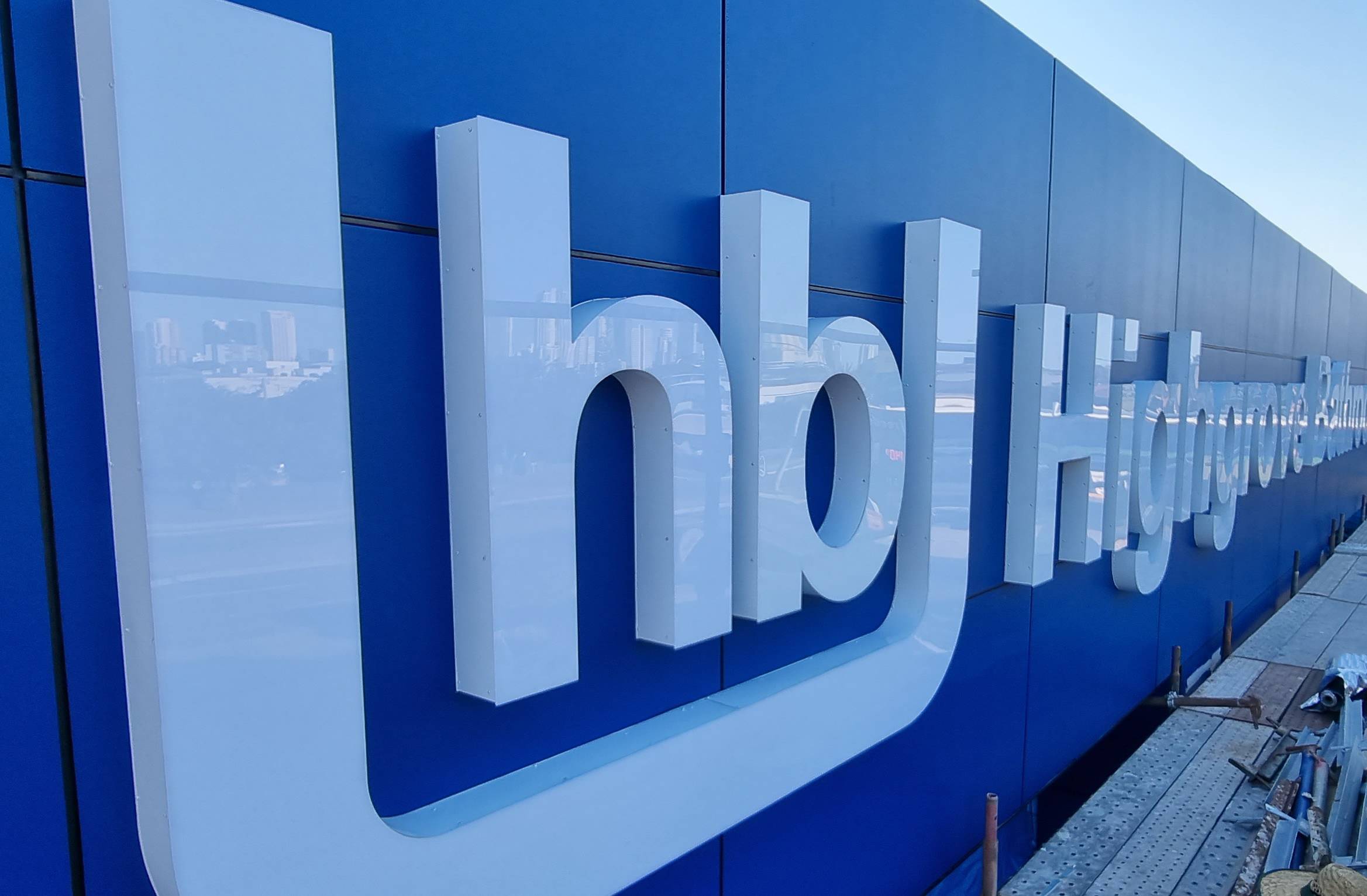 Highgrove fabricated letters